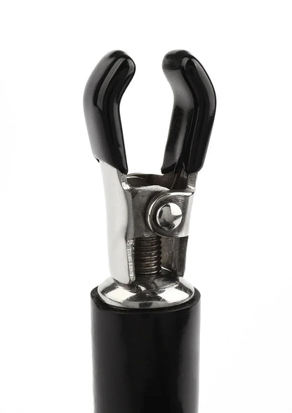 ♀ Mr. Steel Barrel Tit Clamps With Ring - Happytoys Sexshop: Toys for Feeling Happy & Easy 😊 - Discreet geleverd