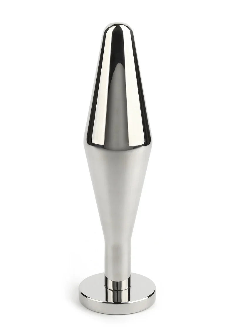 Mr. Steel Classic Butt Plug Large - Happytoys Sexshop: Toys for Feeling Happy & Easy 😊 - Discreet geleverd