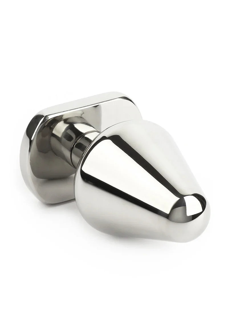 Mr. Steel Heavy Steel Butt Plug Small - Happytoys Sexshop: Toys for Feeling Happy & Easy 😊 - Discreet geleverd