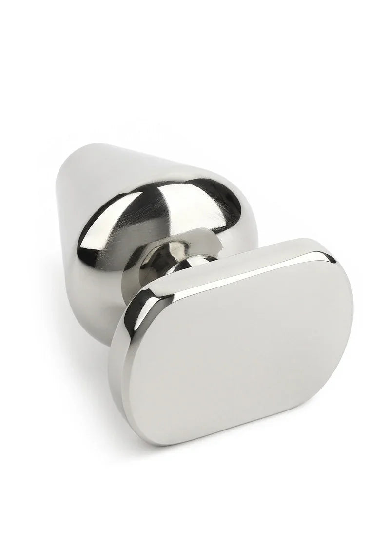 Mr. Steel Heavy Steel Butt Plug Small - Happytoys Sexshop: Toys for Feeling Happy & Easy 😊 - Discreet geleverd