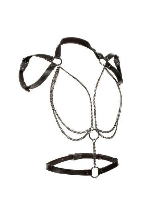 Multi Chain Halter Plus by CalExotics - Happytoys Sexshop: Toys for Feeling Happy & Easy 😊 - Discreet geleverd