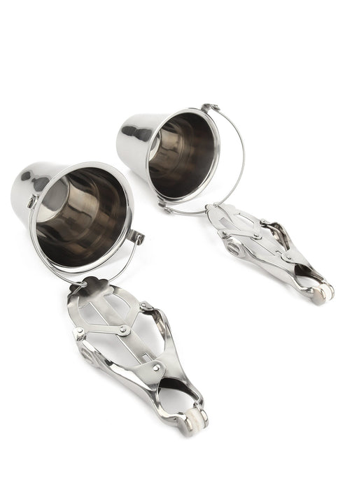 Nipple Clamps with Buckets by Mr. Steel