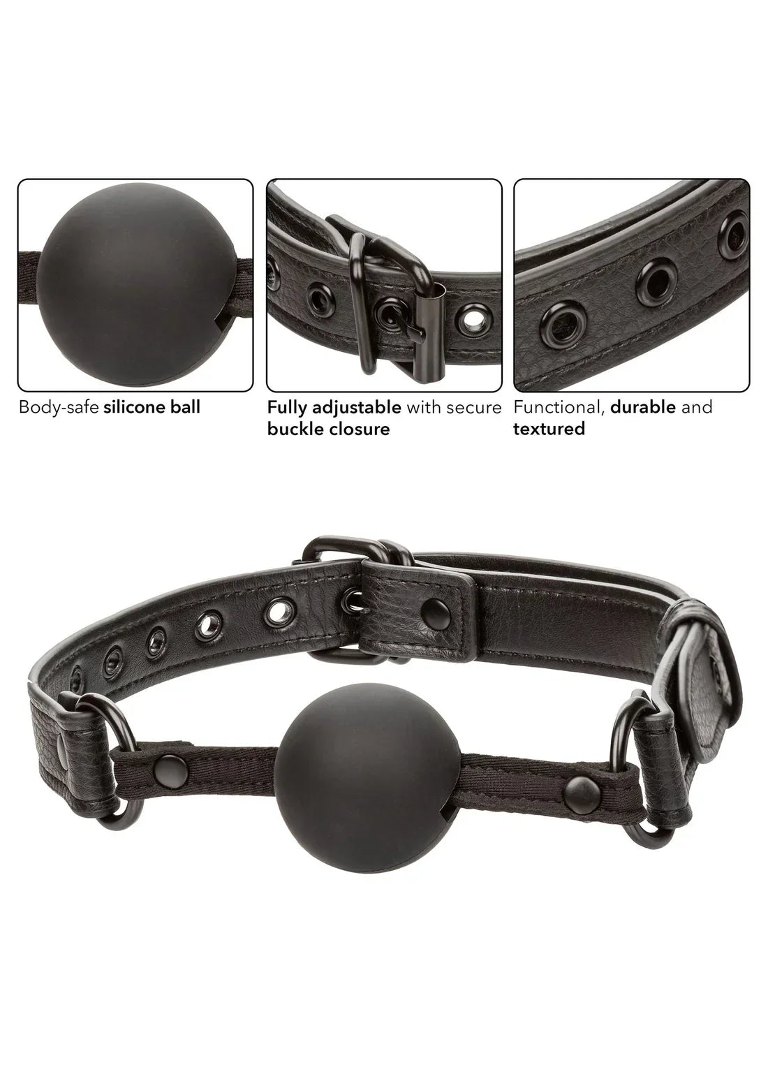 Nocturnal Ball Gag by CalExotics - Happytoys Sexshop: Toys for Feeling Happy & Easy 😊 - Discreet geleverd