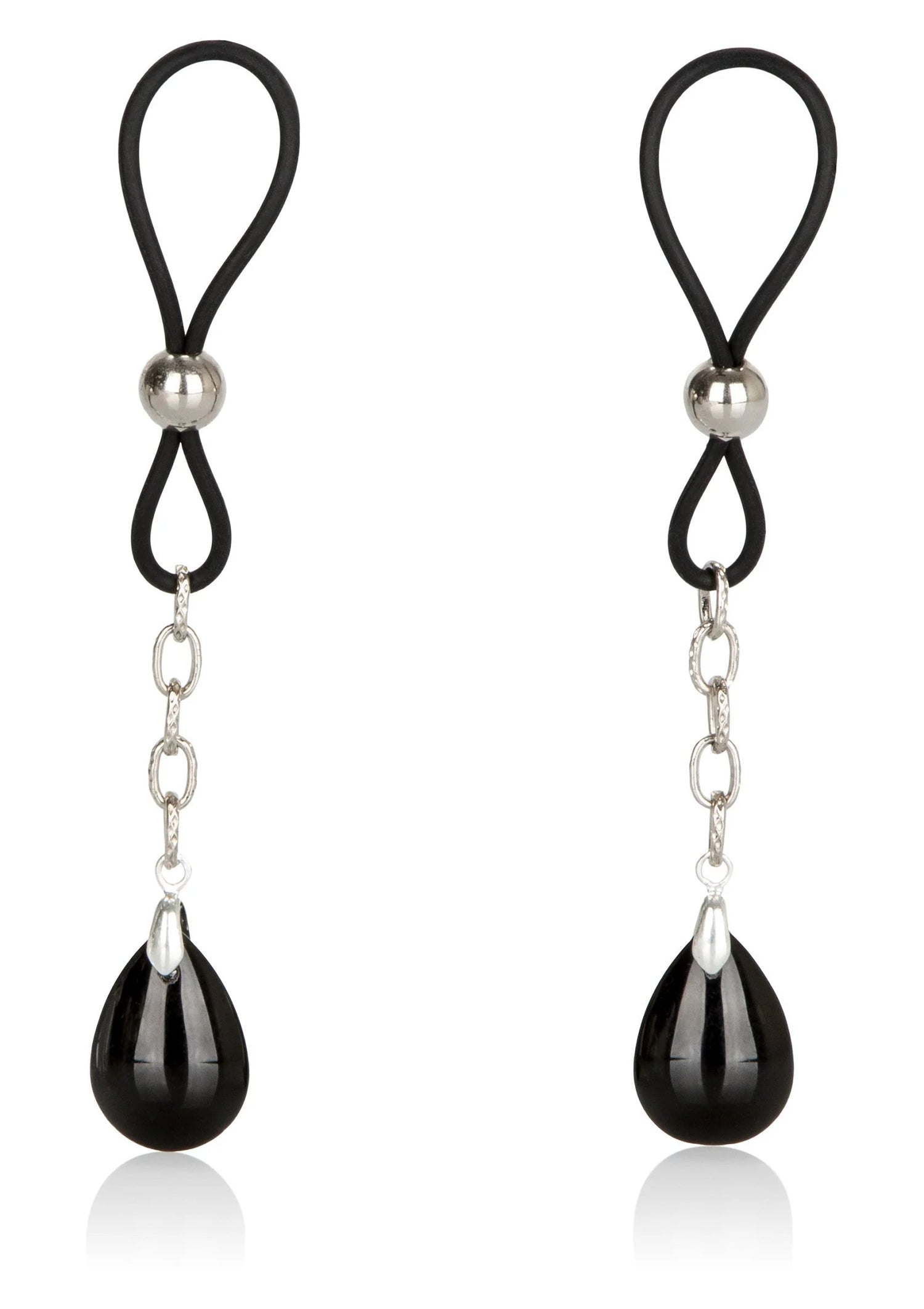 Beste vandaag nog: Nonpierce Nipple Jewelry by CalExotics Nipple Play - bij Happytoys Sexshop: online sex shop for Feeling Happy & Easy 😊 - Default Title - 12950 - BLACK