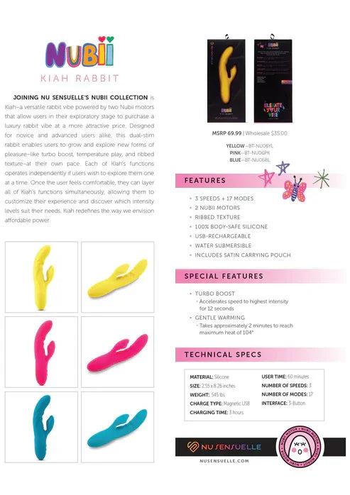 Nubii Kiah Rabbit by Nu Sensuelle