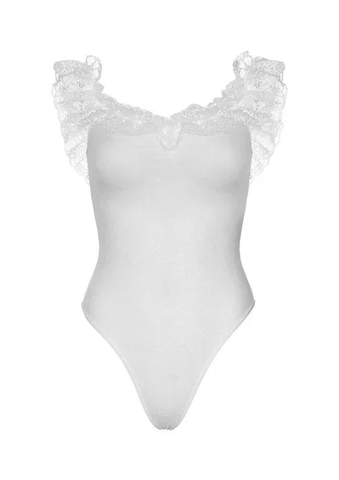 Off the shoulder teddy by Leg Avenue - Happytoys Sexshop: Toys for Feeling Happy & Easy 😊 - Discreet geleverd