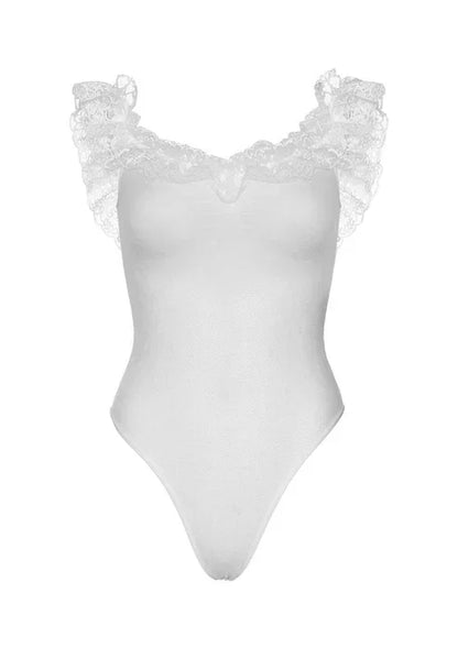 Off the shoulder teddy by Leg Avenue - Happytoys Sexshop: Toys for Feeling Happy & Easy 😊 - Discreet geleverd