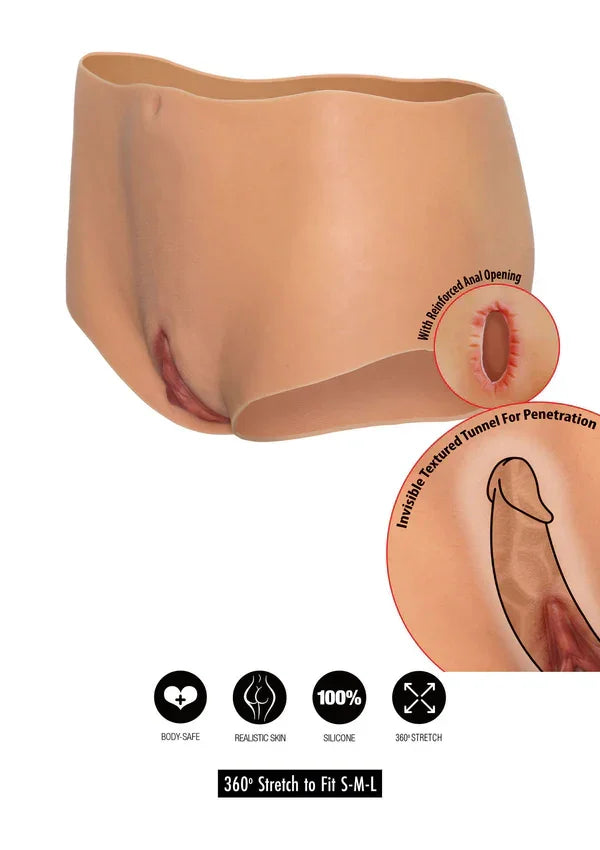 Open Vagina and Ass Brief by Hidden Desire - Happytoys Sexshop: Toys for Feeling Happy & Easy 😊 - Discreet geleverd