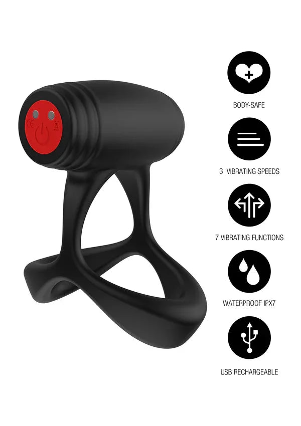 Optima Cross Xpert C-Ring by Hidden Desire - Happytoys Sexshop: Toys for Feeling Happy & Easy 😊 - Discreet geleverd