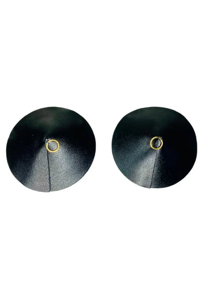 PU Leather Nipple Covers Ring by Kinky Diva - Happytoys Sexshop: Toys for Feeling Happy & Easy 😊 - Discreet geleverd