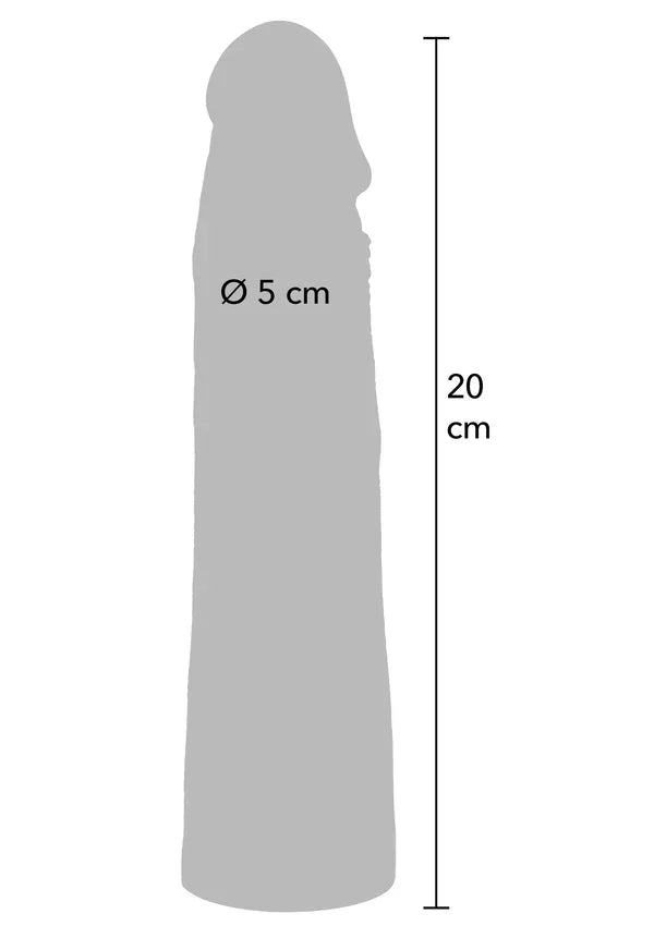 Penis Sleeve Liquid Silicone 20 cm by Hidden Desire - Happytoys Sexshop: Toys for Feeling Happy & Easy 😊 - Discreet geleverd