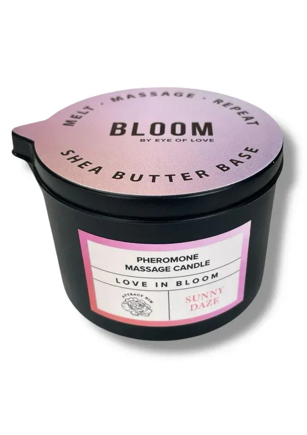 Pheromone Massage Candles Attract Him 150 ml "Sunny Daze" by Eye Of Love - Happytoys Sexshop: Toys for Feeling Happy & Easy 😊 - Discreet geleverd