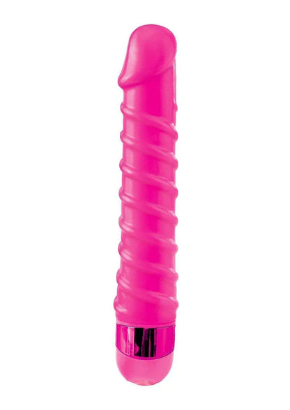 Pipedream Classix Candy Twirl Massager Geribbelde Vibrator - Happytoys Sexshop: Toys for Feeling Happy & Easy 😊 - Discreet geleverd