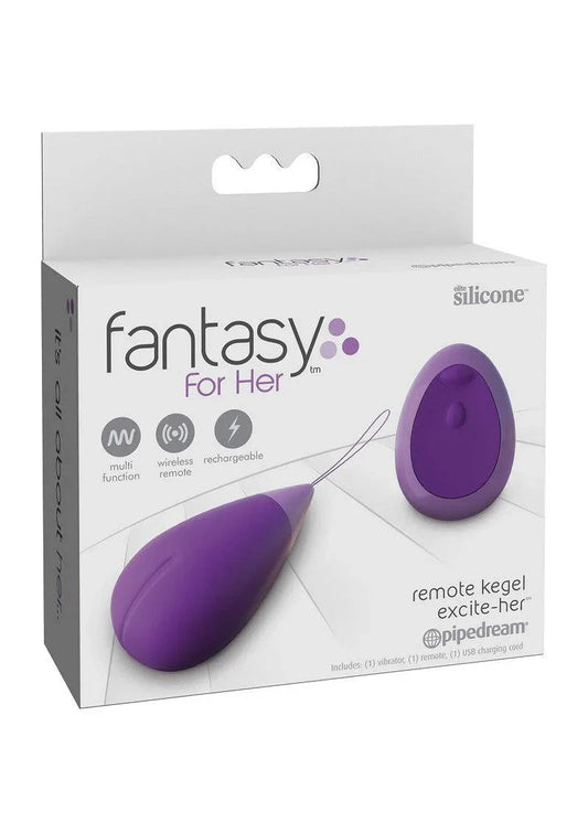 Pipedream Fantasy For Her Remote Kegel Excite-Her - Happytoys Sexshop: Toys for Feeling Happy & Easy 😊 - Discreet geleverd