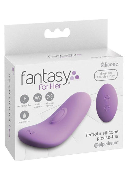 Pipedream Fantasy For Her Remote Silicone Please-Her slip vibrator - Happytoys Sexshop: Toys for Feeling Happy & Easy 😊 - Discreet geleverd