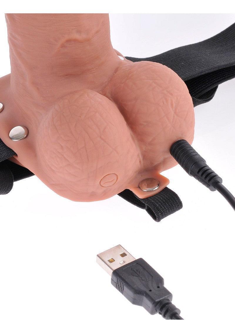 Pipedream Fetish Fantasy 7' Hollow Strap On Remote - Happytoys Sexshop: Toys for Feeling Happy & Easy 😊 - Discreet geleverd