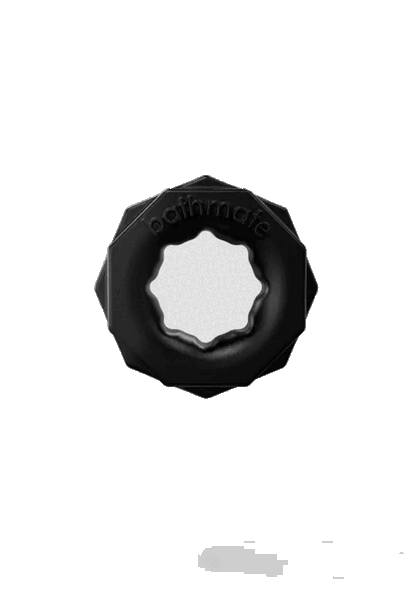 Zwarte Bathmate Power Ring Spartan met ronde opening