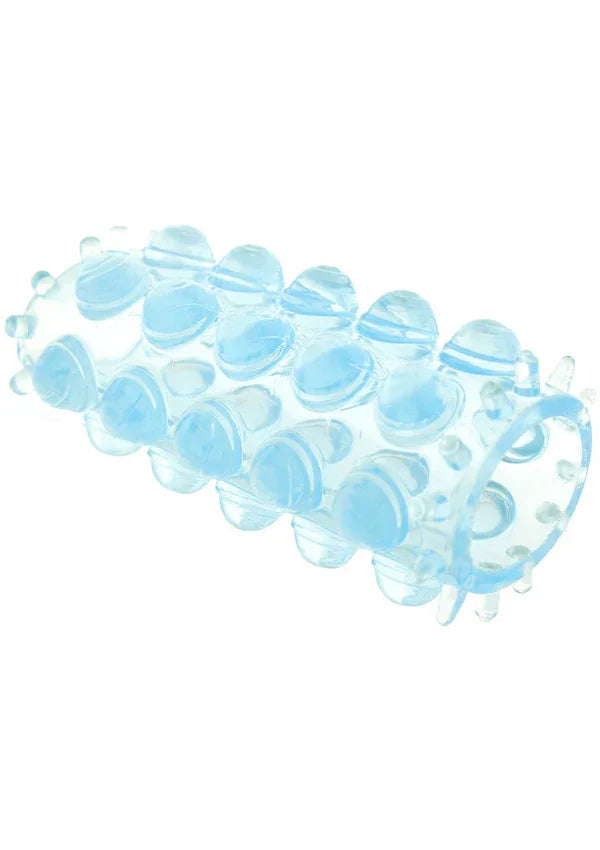 Power Stretchy Sleeve Blue by ToyJoy - Happytoys Sexshop: Toys for Feeling Happy & Easy 😊 - Discreet geleverd