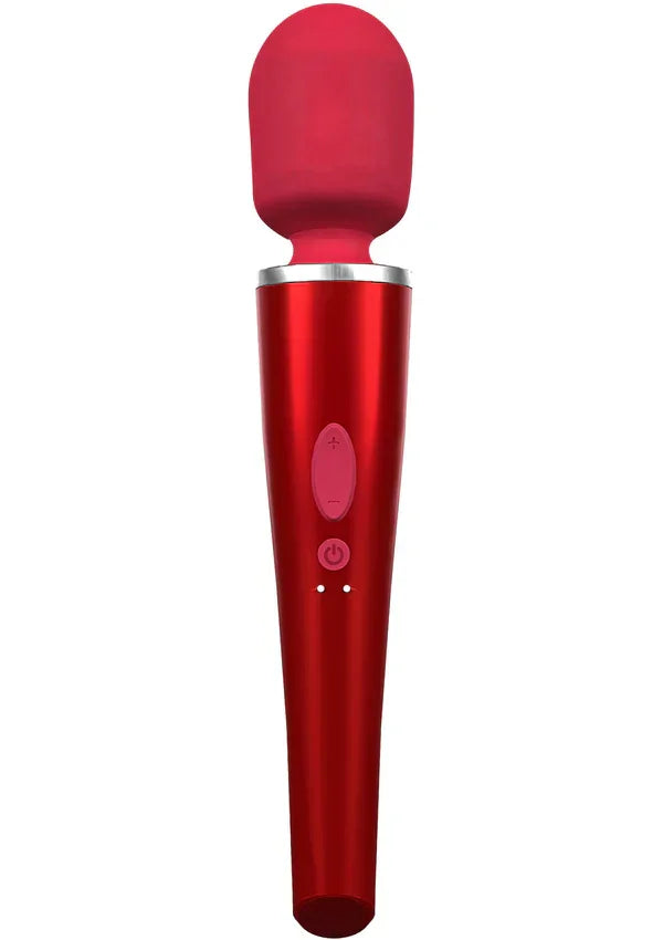 Pro Wand Massager Red by Caresse - Happytoys Sexshop: Toys for Feeling Happy & Easy 😊 - Discreet geleverd