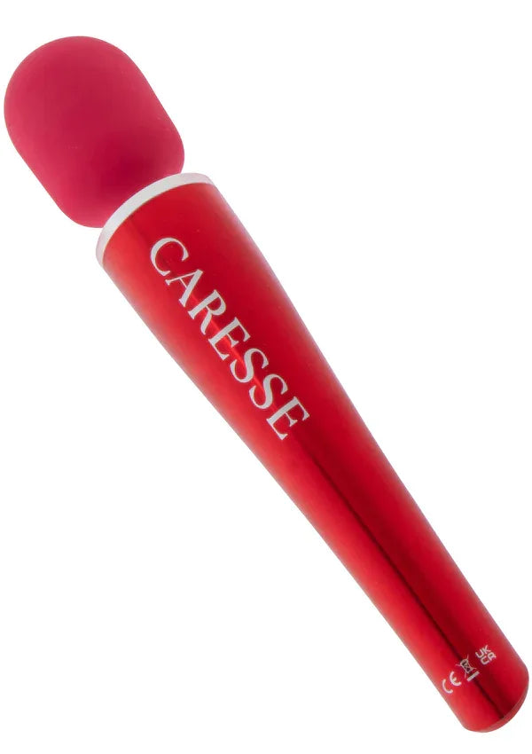 Pro Wand Massager Red by Caresse - Happytoys Sexshop: Toys for Feeling Happy & Easy 😊 - Discreet geleverd