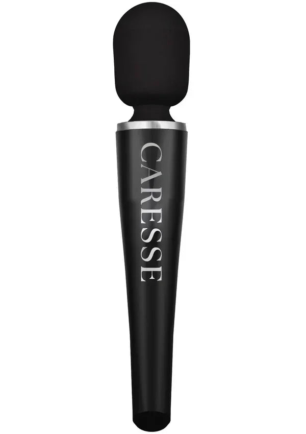 Pro Wand Massager Black by Caresse - Happytoys Sexshop: Toys for Feeling Happy & Easy 😊 - Discreet geleverd