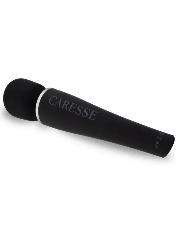 Pro Wand Massager Black by Caresse - Happytoys Sexshop: Toys for Feeling Happy & Easy 😊 - Discreet geleverd