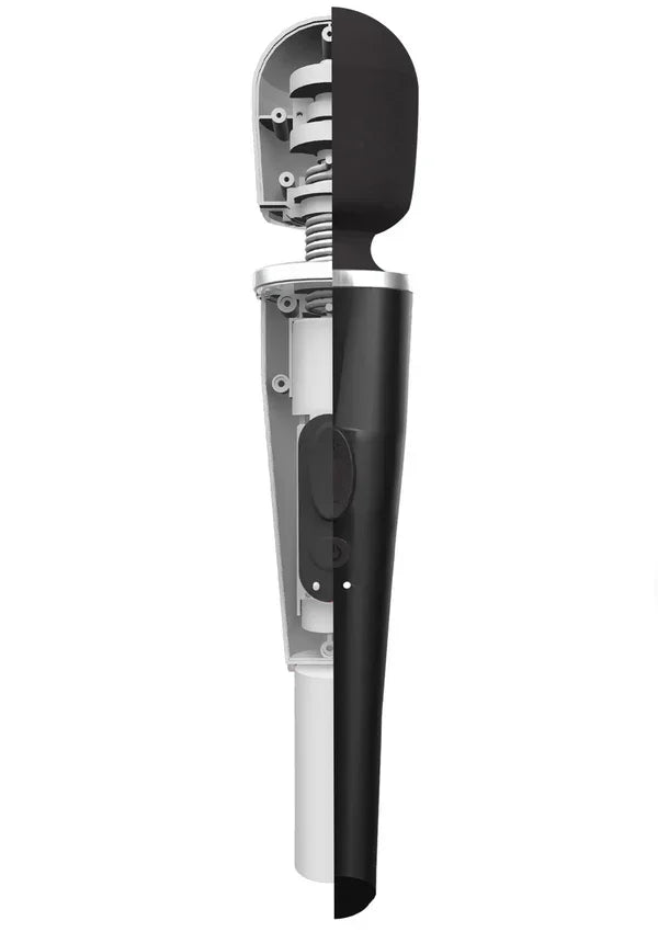 Pro Wand Massager Black by Caresse - Happytoys Sexshop: Toys for Feeling Happy & Easy 😊 - Discreet geleverd