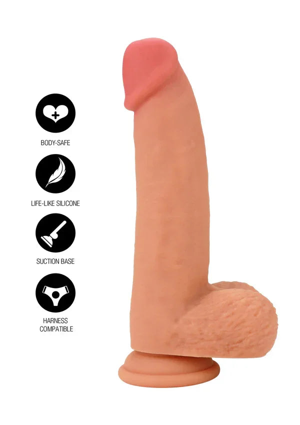 Realistic Dildo Liquid Silicone 18 cm by Hidden Desire - Happytoys Sexshop: Toys for Feeling Happy & Easy 😊 - Discreet geleverd