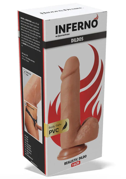 Realistic Dildo PVC 16 cm by Hidden Desire - Happytoys Sexshop: Toys for Feeling Happy & Easy 😊 - Discreet geleverd