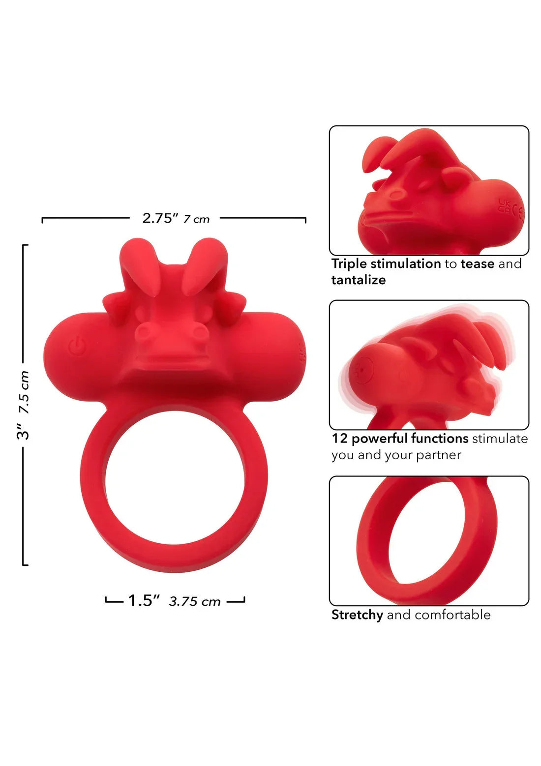 Rechargeable The Matador by CalExotics - Happytoys Sexshop: Toys for Feeling Happy & Easy 😊 - Discreet geleverd