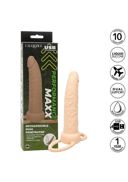 Rechargeable Dual Penetrator by CalExotics - Happytoys Sexshop: Toys for Feeling Happy & Easy 😊 - Discreet geleverd