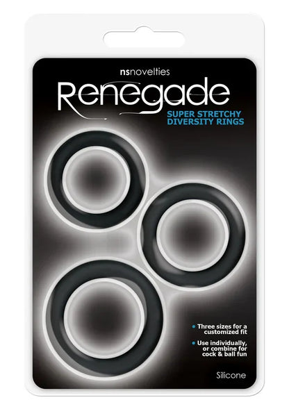 Renegade Diversity Rings by NS Novelties - Happytoys Sexshop: Toys for Feeling Happy & Easy 😊 - Discreet geleverd