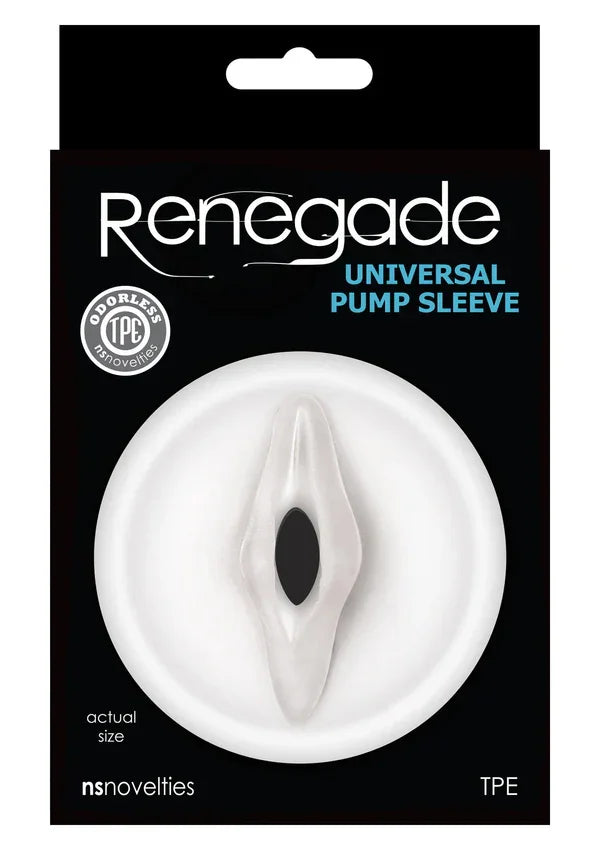 Renegade Universal Pump Sleeve Vagina by NS Novelties - Happytoys Sexshop: Toys for Feeling Happy & Easy 😊 - Discreet geleverd