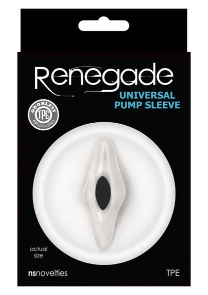 Renegade Universal Pump Sleeve Vagina by NS Novelties - Happytoys Sexshop: Toys for Feeling Happy & Easy 😊 - Discreet geleverd