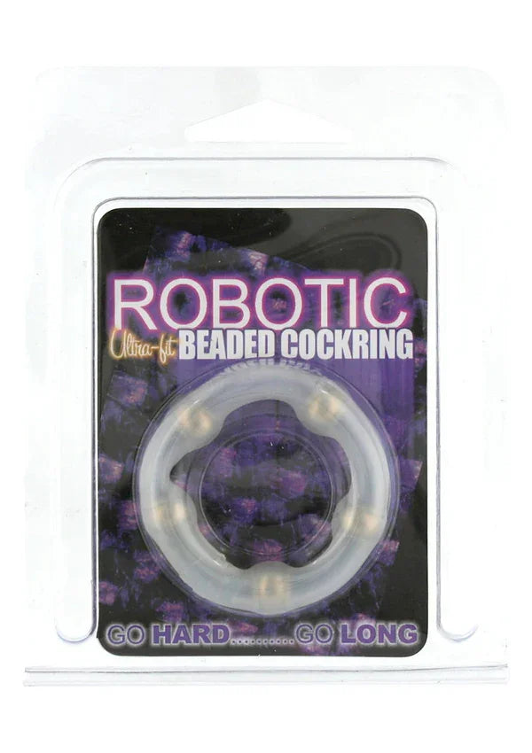 Robotic Beaded Cockring by Seven Creations - Happytoys Sexshop: Toys for Feeling Happy & Easy 😊 - Discreet geleverd