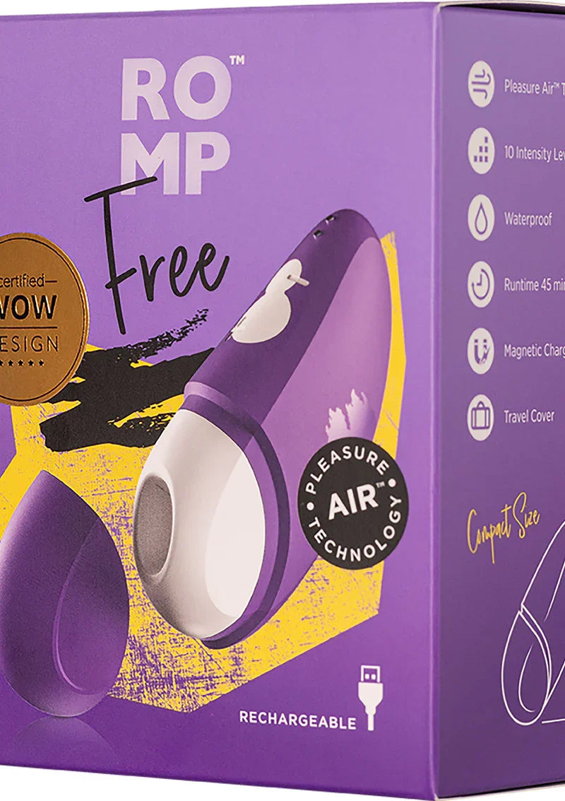 Free Airpressure Vibrator by Romp - Happytoys Sexshop: Toys for Feeling Happy & Easy 😊 - Discreet geleverd