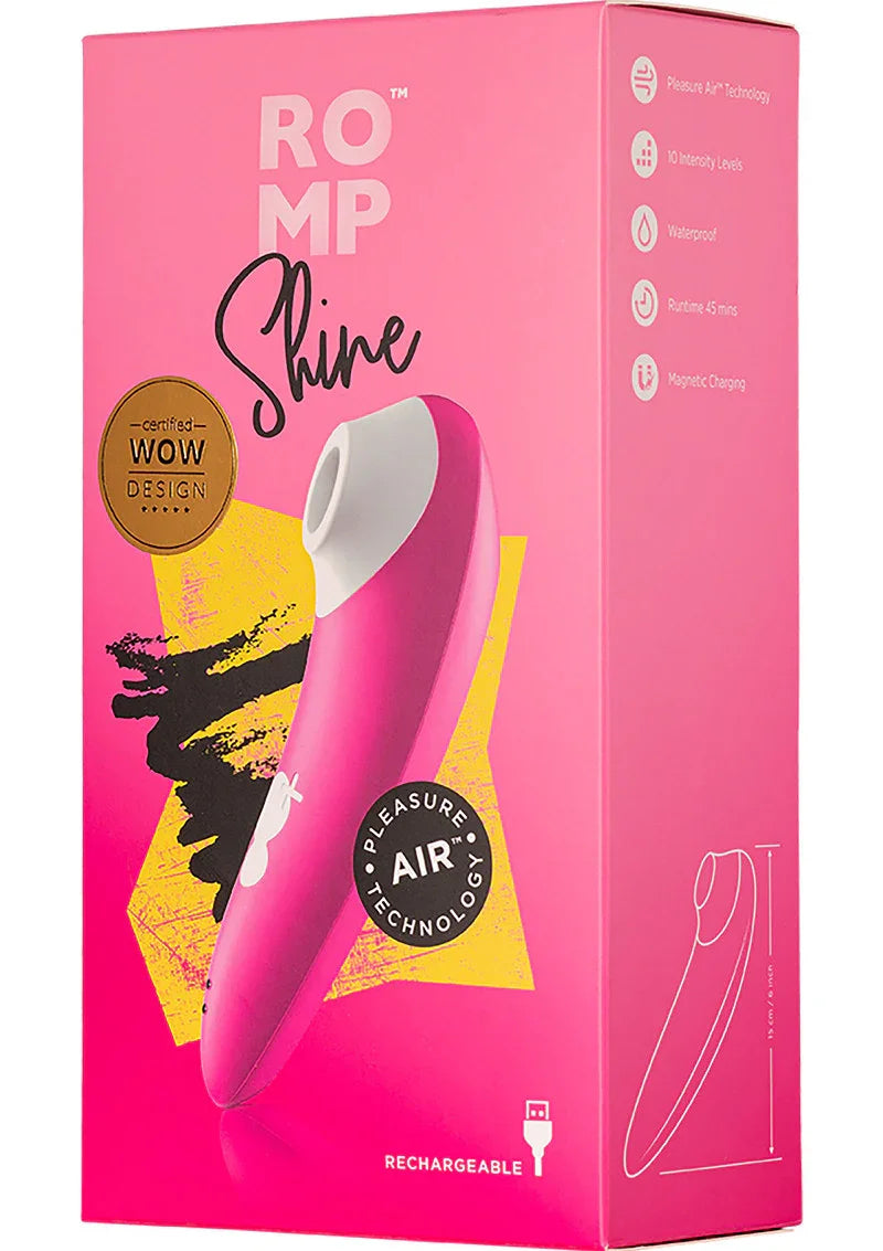 Shine airpressure vibrator by Romp - Happytoys Sexshop: Toys for Feeling Happy & Easy 😊 - Discreet geleverd