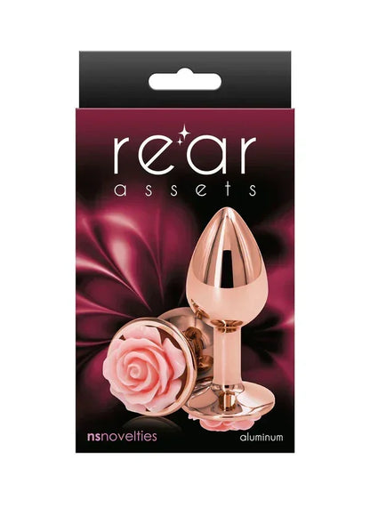 Rose Buttplug Small White by NS Novelties - Happytoys Sexshop: Toys for Feeling Happy & Easy 😊 - Discreet geleverd