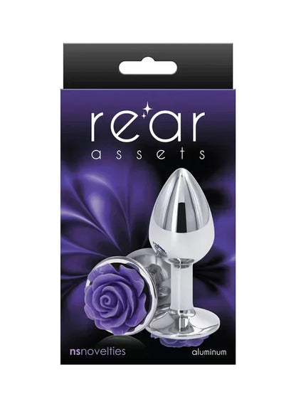 Rose Buttplug Small White by NS Novelties - Happytoys Sexshop: Toys for Feeling Happy & Easy 😊 - Discreet geleverd