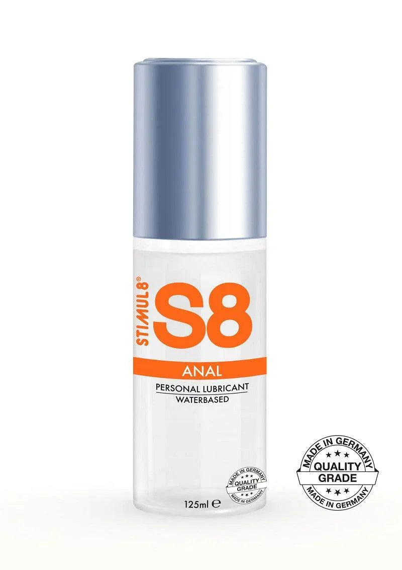 S8 Waterbased Anal Lube 125ml Anaal Glijmiddel - Happytoys Sexshop: Toys for Feeling Happy & Easy 😊 - Discreet geleverd