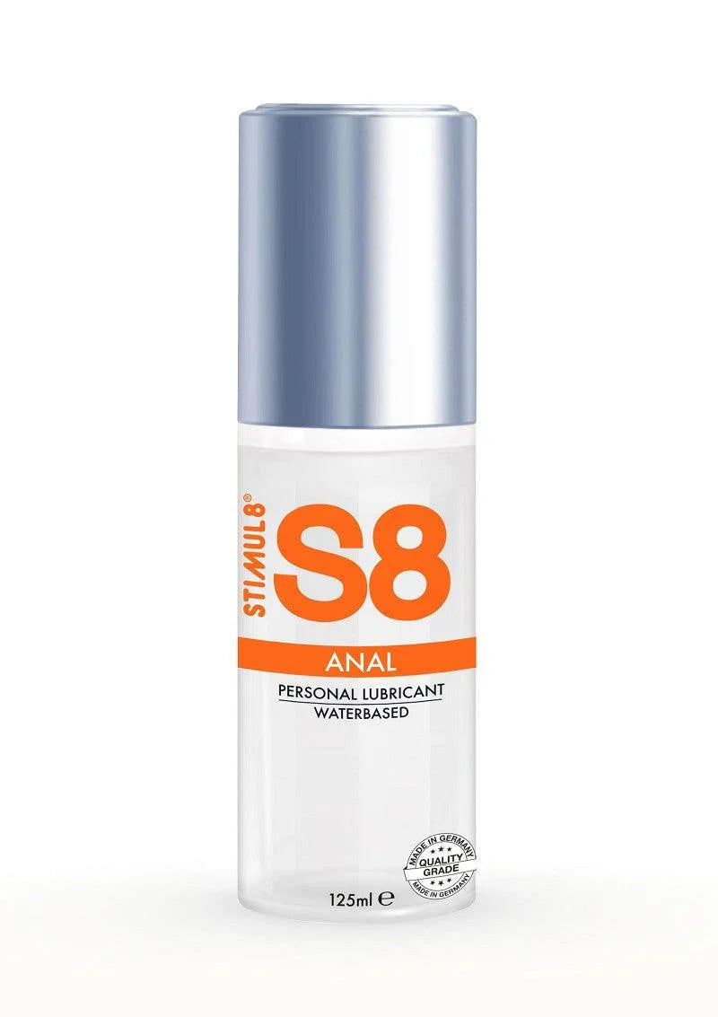 S8 Waterbased Anal Lube 125ml Anaal Glijmiddel - Happytoys Sexshop: Toys for Feeling Happy & Easy 😊 - Discreet geleverd