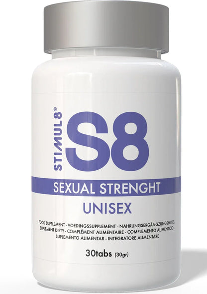 S8 Sexual Strength Tabs 30 Pcs by S8 - Happytoys Sexshop: Toys for Feeling Happy & Easy 😊 - Discreet geleverd