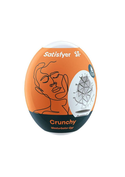 Satisfyer Masturbator Egg Crunchy 1pcs Masturbator - Happytoys Sexshop: Toys for Feeling Happy & Easy 😊 - Discreet geleverd