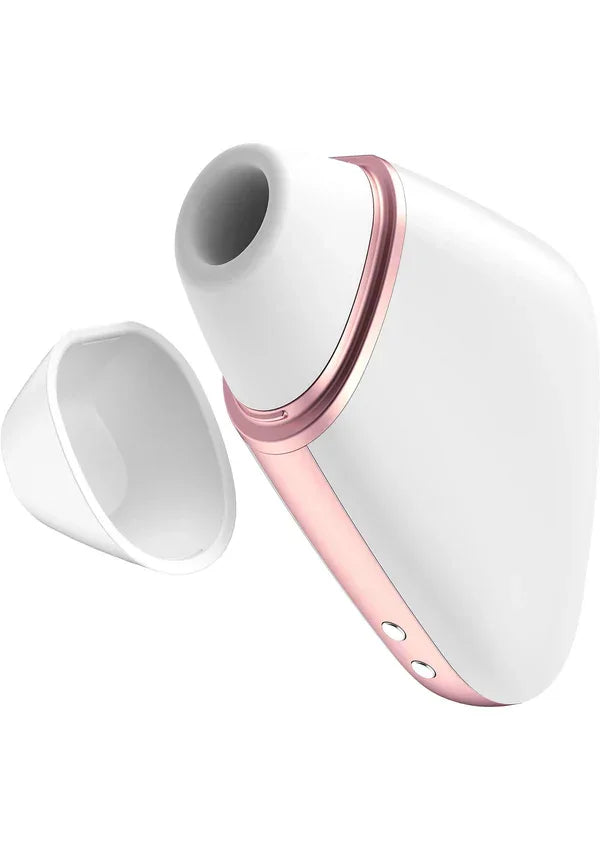 Love Triangle White / incl. Bluetooth and App by Satisfyer - Happytoys Sexshop: Toys for Feeling Happy & Easy 😊 - Discreet geleverd