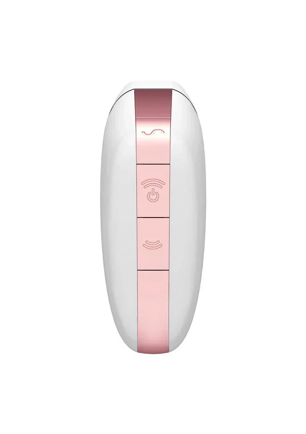 Love Triangle White / incl. Bluetooth and App by Satisfyer - Happytoys Sexshop: Toys for Feeling Happy & Easy 😊 - Discreet geleverd
