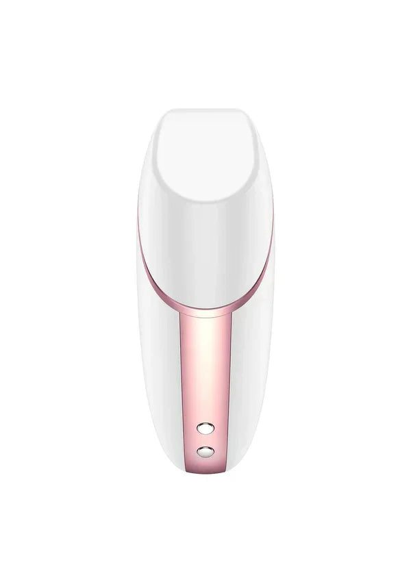 Love Triangle White / incl. Bluetooth and App by Satisfyer - Happytoys Sexshop: Toys for Feeling Happy & Easy 😊 - Discreet geleverd