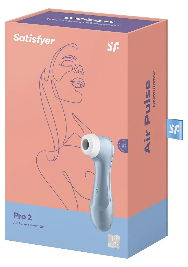 Satisfyer Pro 2+ Generation 2 (blauw) - Happytoys Sexshop: Toys for Feeling Happy & Easy 😊 - Discreet geleverd