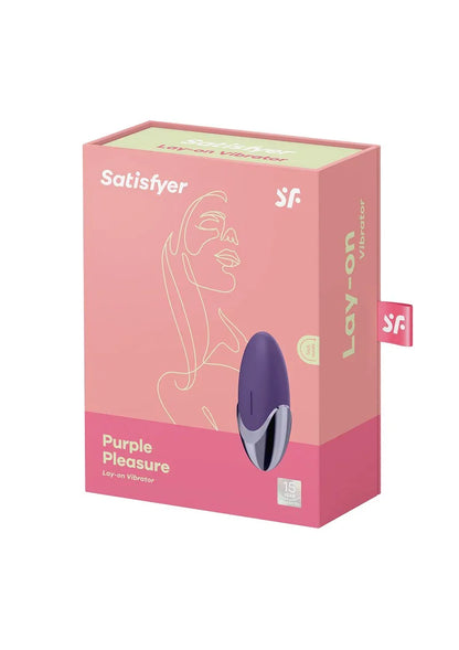 Purple Pleasure vibrator by Satisfyer - Happytoys Sexshop: Toys for Feeling Happy & Easy 😊 - Discreet geleverd