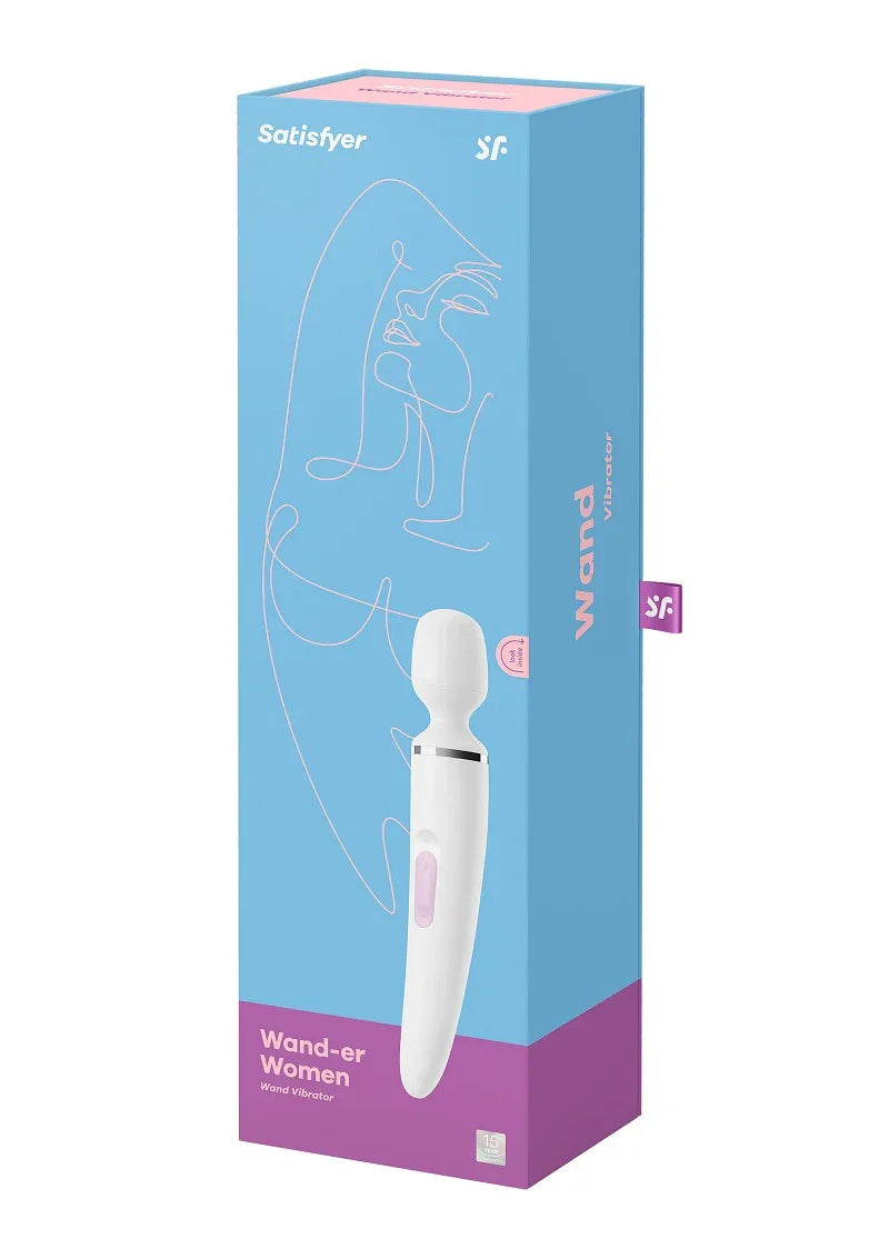 Wand-er women White by Satisfyer - Happytoys Sexshop: Toys for Feeling Happy & Easy 😊 - Discreet geleverd