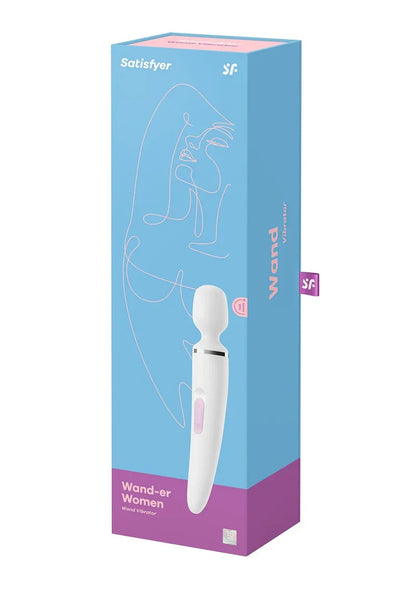 Wand-er women White by Satisfyer - Happytoys Sexshop: Toys for Feeling Happy & Easy 😊 - Discreet geleverd